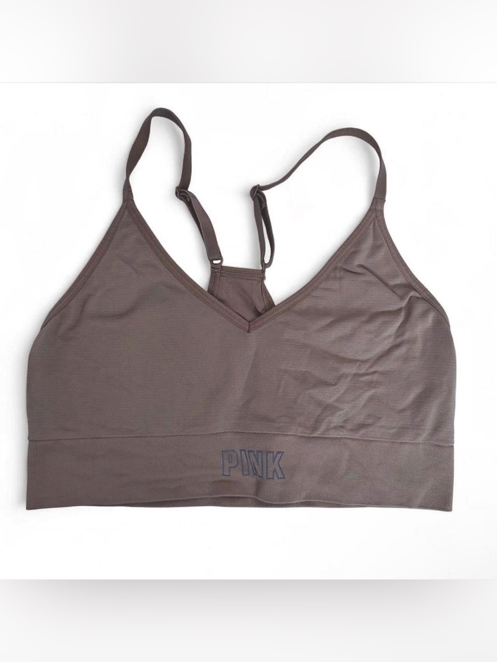 PINK Victoria's Secret Nude Sports Bra
